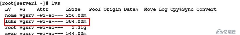 在RHEL6.4下加密一个新的文件系统