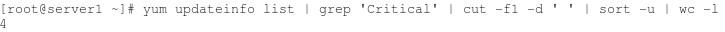 yum updateinfo命令的應(yīng)用