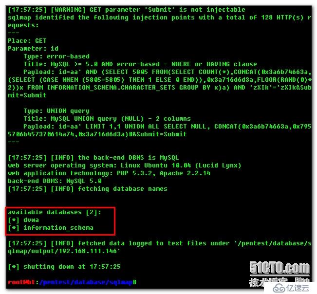 Backtrack5  SQL注入漏洞探测