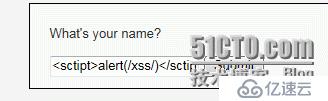 反射型 XSS