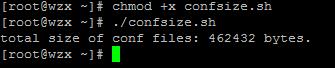 Linux—计算/etc/目录所有*.conf配置文件所占总空间大小
