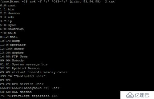 awk命令详解和实例