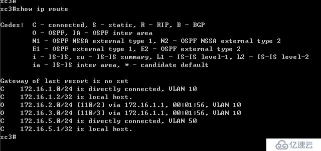 OSPF 单区域基本配置。