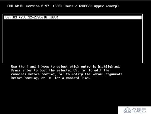grub启动程序设置加密 虚拟机vmware8.0.4 CentOS 6.3