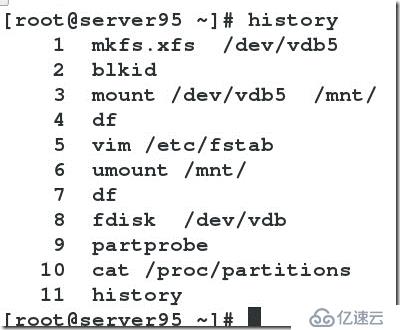 【基础部分】之管理系统中的简单分区和文件系统