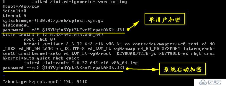 破解Grub系统启动密码和单用户密码