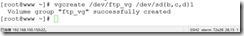 创建逻辑卷并配置ftp