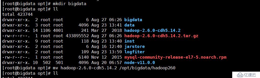 大数据之一：Hadoop安装