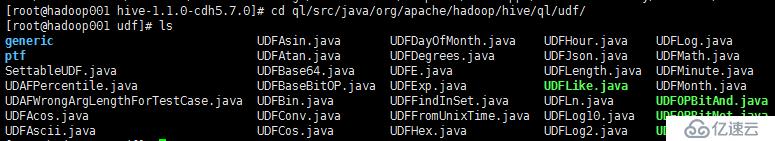 hive编译源码支持自定义UDF函数
