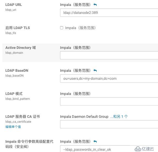 hdfs+hive+impala+hue+sentry与ldap整合全套方案