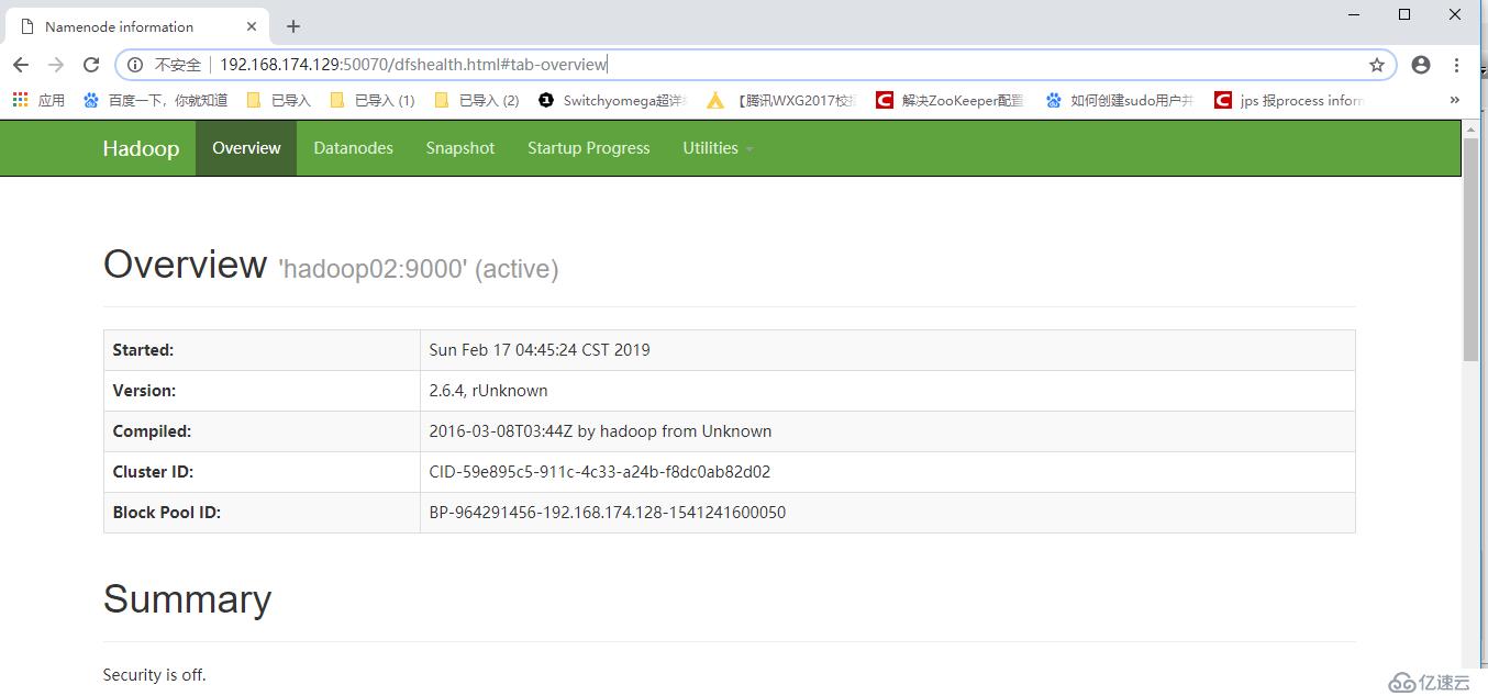 Hadoop2.0分布式集群的平台搭建