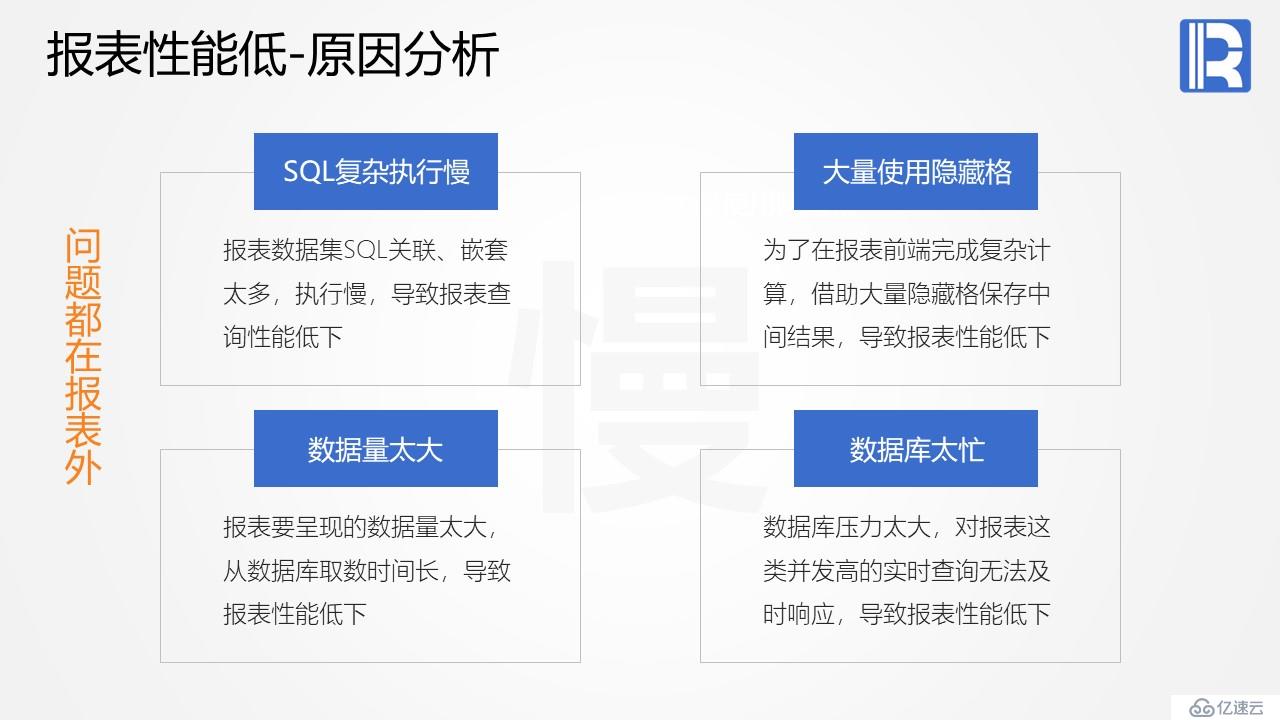 报表性能优化