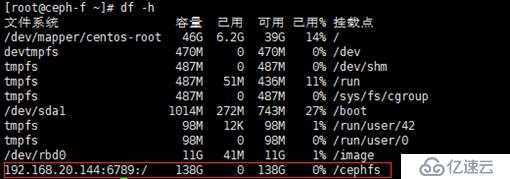 CephFS 文件系统应用