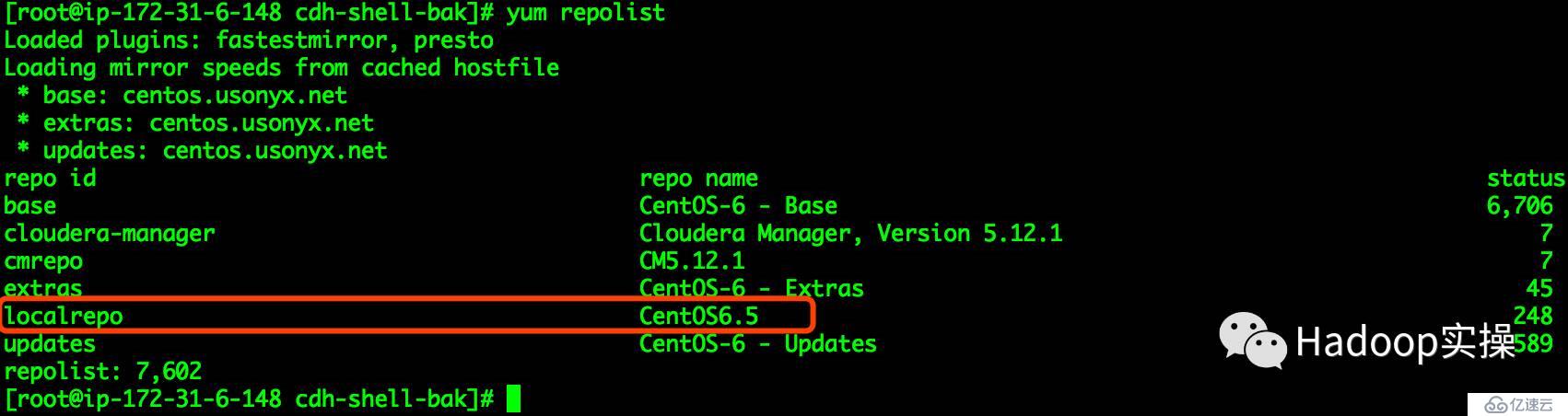 0024-CENTOS6.5安装CDH5.12.1(一)