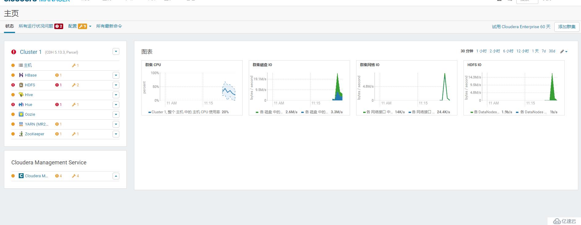 centos 6.8下 CDH5.13.3安装与配置（详细部署）