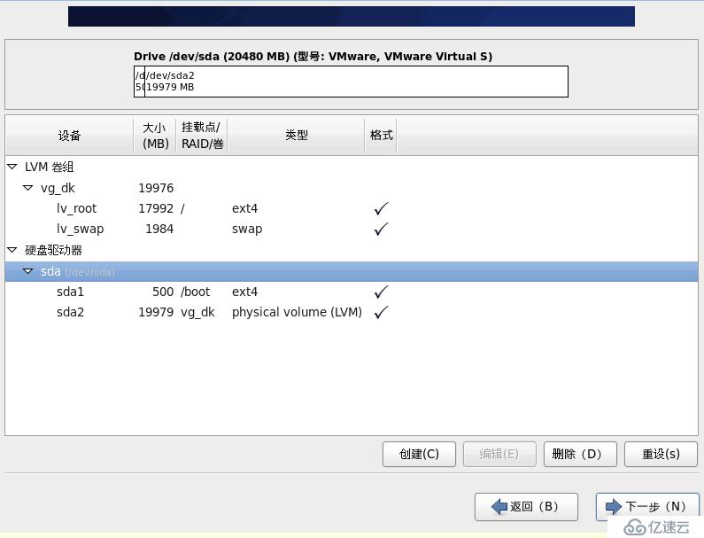 hadoop伪分布式环境搭建:linux操作系统安装图解