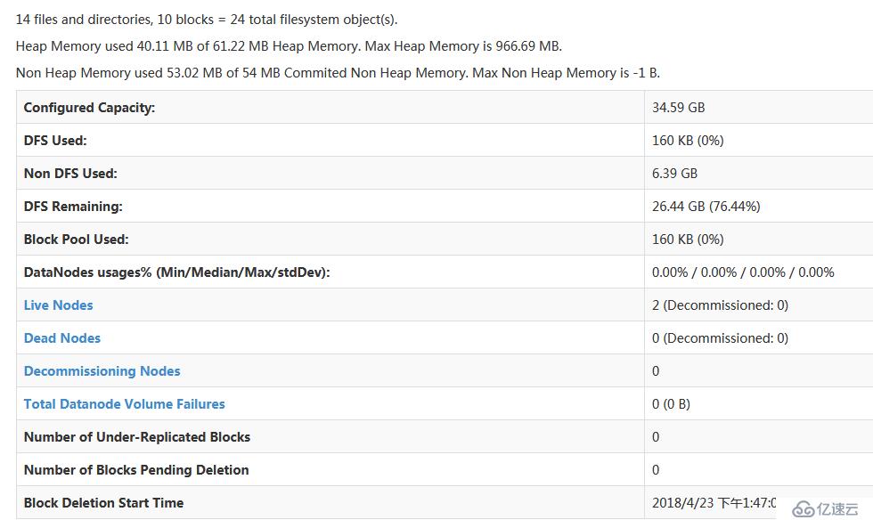 centos6.5 安裝hadoop2.7.6 1master2node