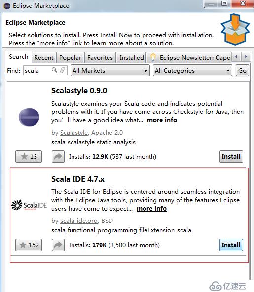 Eclipse 创建Maven scala 项目安装并解决加载项目类型慢的问题