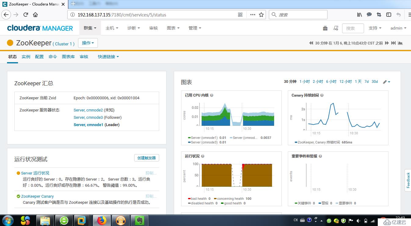 4台VM安装CDH5大数据平台