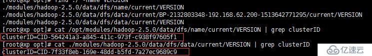 hadoop多次格式化namenode造成datanode無法啟動(dòng)問題解決