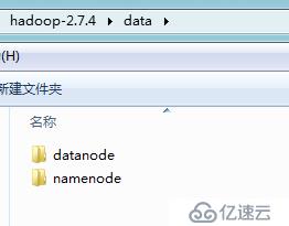 windows下部署Hadoop2.7.4