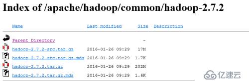 Hadoop2.7.2的三种安装模式