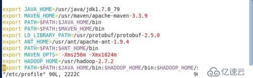 Hadoop -2.7.2包64位编译教程