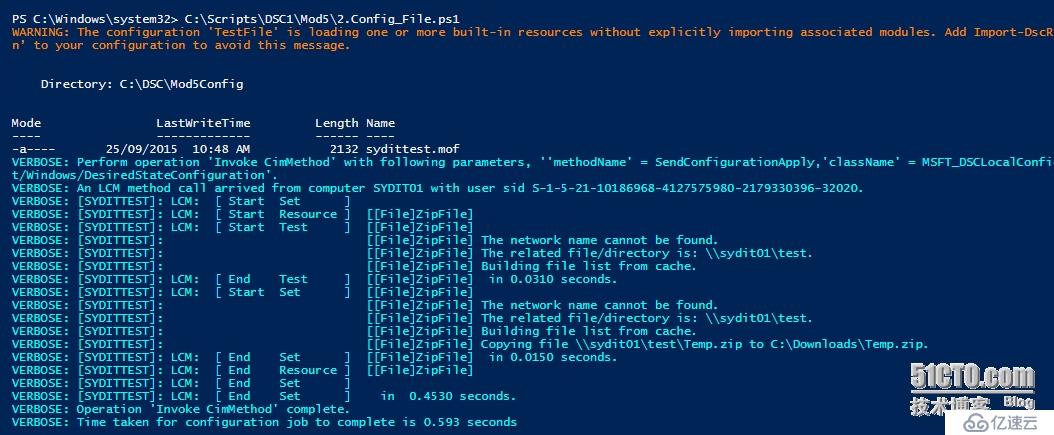 Powershell DSC 5.0 - 资源的使用