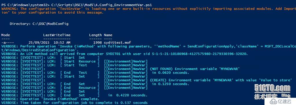 Powershell DSC 5.0 - 资源的使用