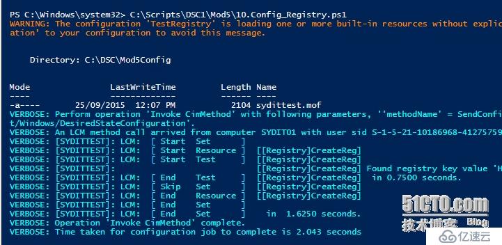 Powershell DSC 5.0 - 资源的使用