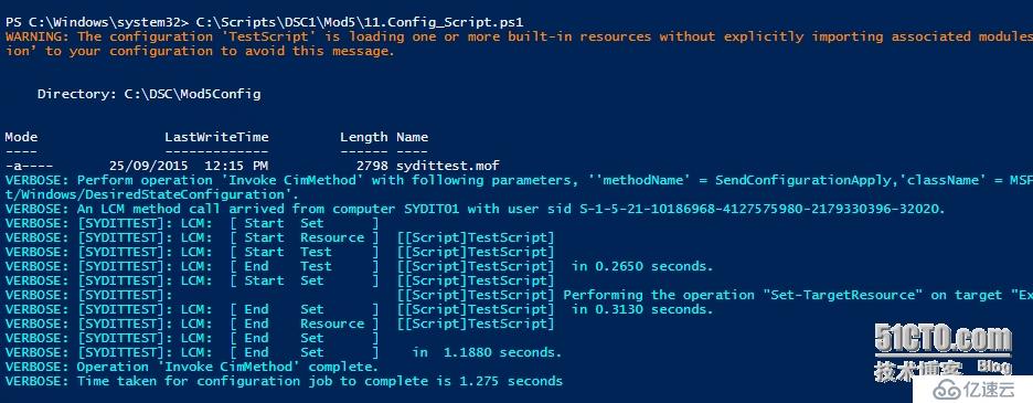 Powershell DSC 5.0 - 資源的使用