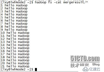 Hadoop文件合并——Hadoop In Action上的一个示例