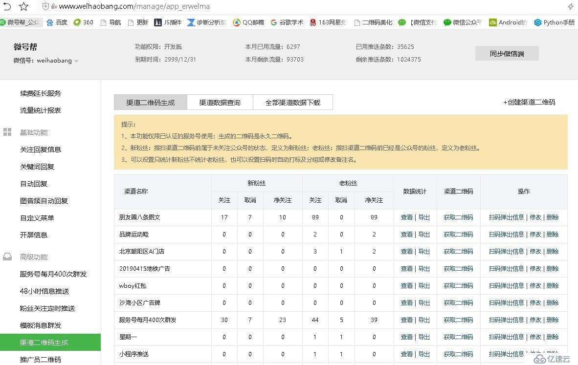 关注微信公众号二维码可以带参数吗？