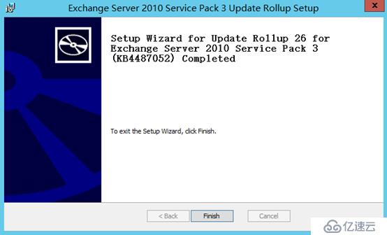 Windows Server 2012 R2安装并升级Exchange2010后端服务器(LZK)