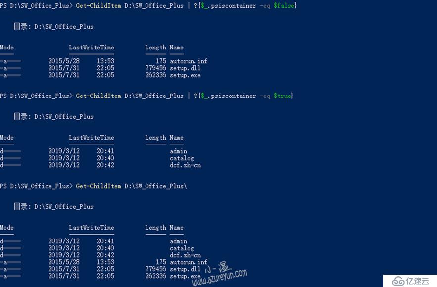 Powershell-查詢當(dāng)前文件目錄層級(jí)結(jié)構(gòu)