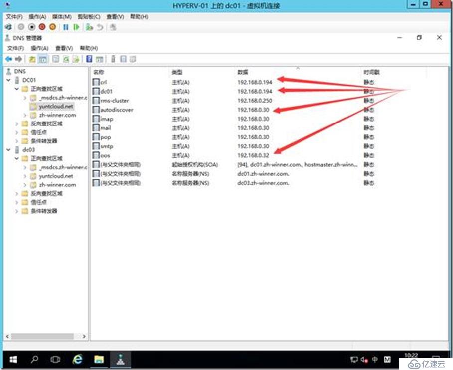 IIS ARR使用一个公网IP安装及发布CA、Exchange及OOS群集