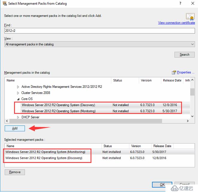 SCOM2016如何安装OS或应用管理包