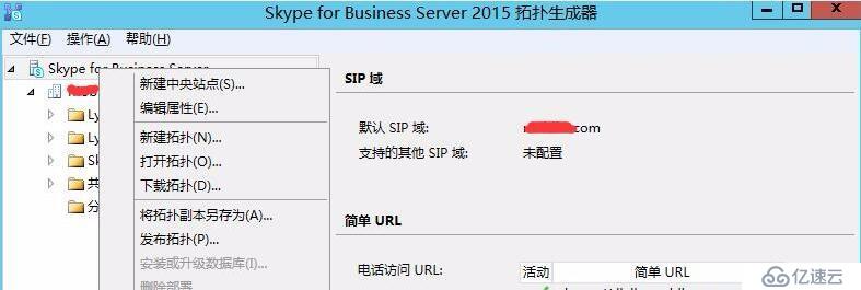 Skype for business混合部署系列之二自定义拓扑信息