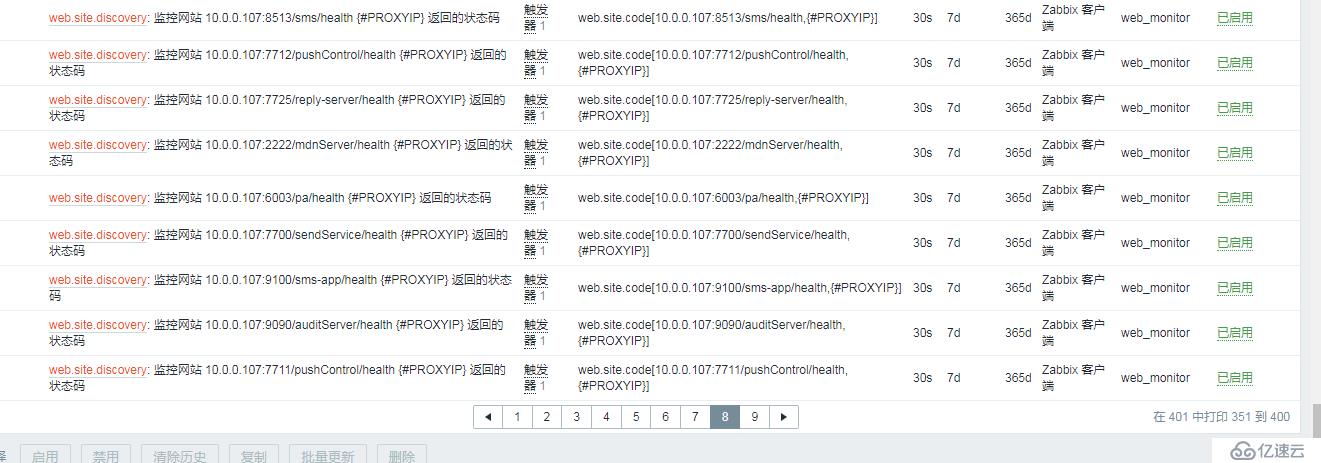 zabbix自動發現監控tomcat健康頁面