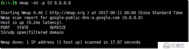 Nmap for windows 下命令行使用