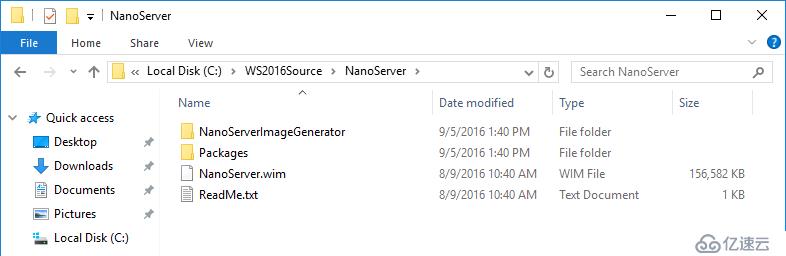 Windows Nano Server 部署