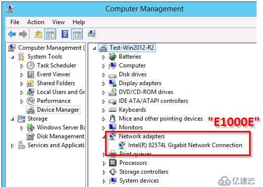 VMXNET3 vs E1000E and E1000