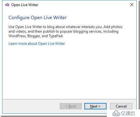 安装和配置Open Live Writer
