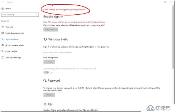 关于某些域环境下Windows Hello无法使用的解决方法