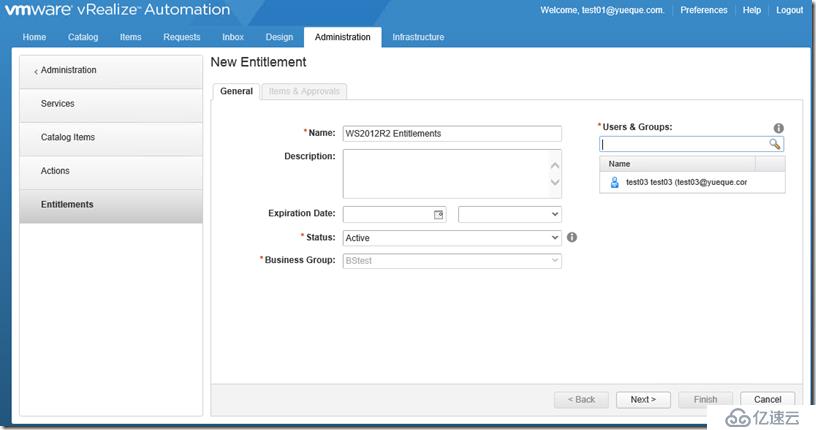 Windows Azure Pack与VMware VRA 对比(四)VRA IaaS功能测试