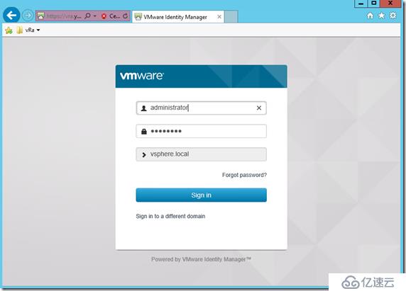 Windows Azure Pack与VMware VRA 对比(三)VRA角色简介及基础配置