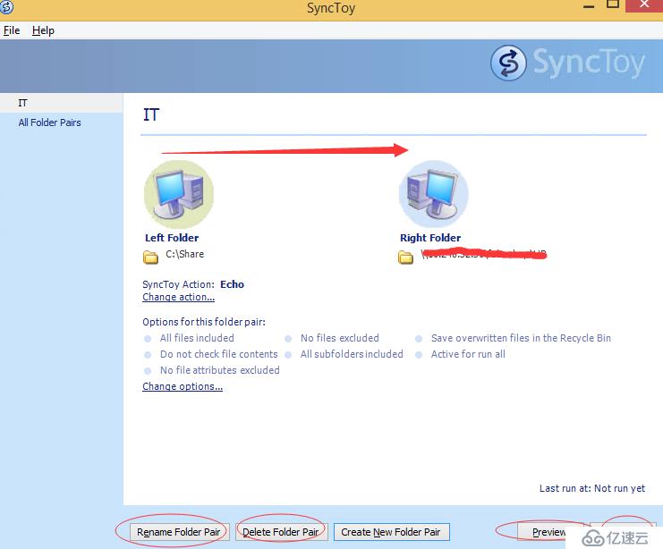 使用SyncToy 同步Windows数据到linux