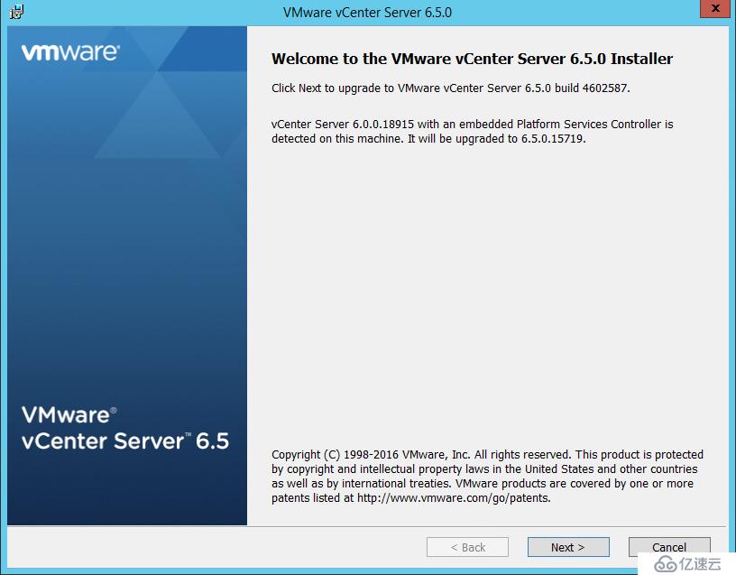 Windows vCenter 6.5升级 & VUM的安装