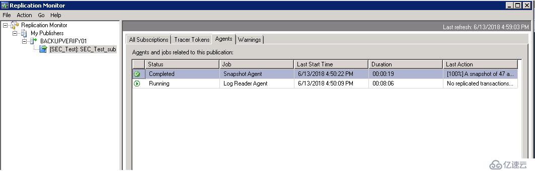 SQL Server Replication—本地發(fā)布訂閱配置