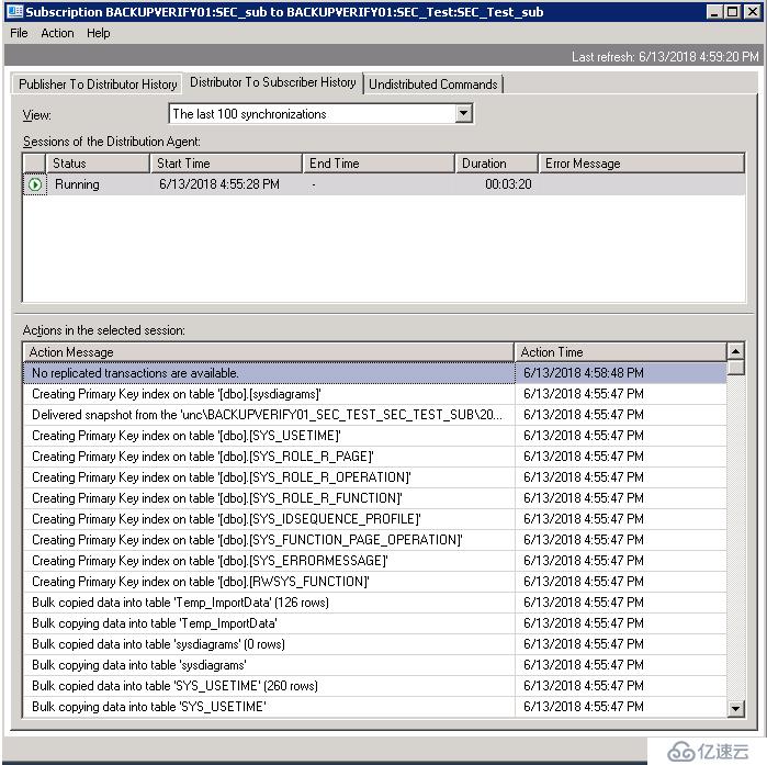 SQL Server Replication—本地发布订阅配置